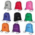Η εξατομικευμένη τσάντα διαφήμισης Drawstring χρωμάτισε το μη υφαμένο μέγεθος W25*H30 εκατ.