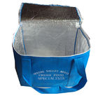Σκούρο μπλε μονωμένες καλαθάκι με φαγητό πιό δροσερές τσάντες για τα άτομα, αλουμίνιο EPE 2mm μέσα
