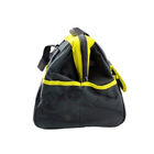Μαύρη και κίτρινη βαρέων καθηκόντων τσάντα εργαλείων για ηλεκτρικό/τον κήπο/τη δικτύωση